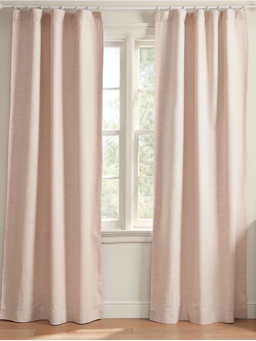 Pottery Barn Kids Blush Pink Curtain